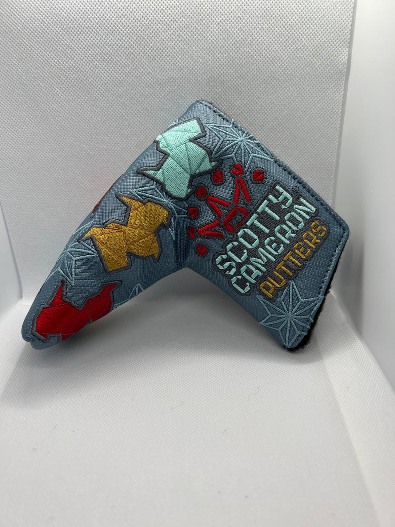 Scotty Cameron Tokyo Gallery Origami Golf Putter Cover Blue New