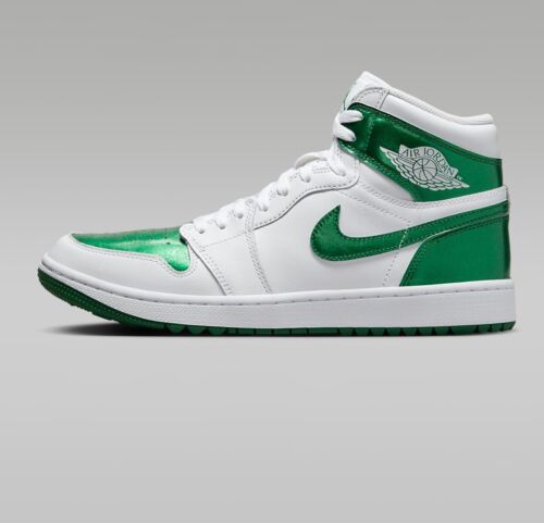 New Air Jordan 1 High G Retro Metallic Pine Green Golf Shoes 11.5