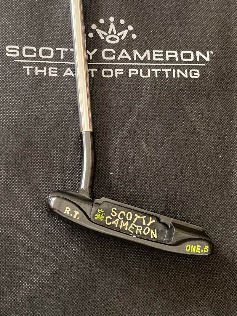 Scotty Cameron 009M Masterful Carbon Brushed Black Finish Welded 1.5 Round Neck