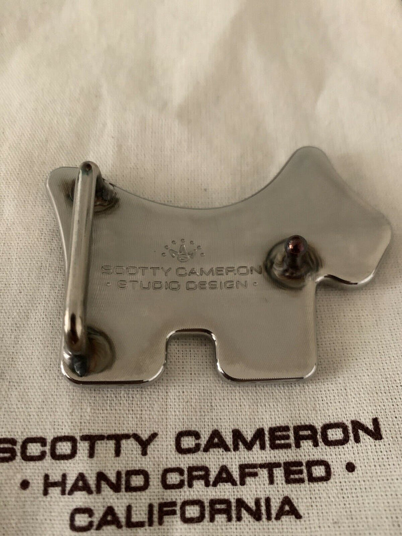 Very Rare Scotty Cameron American Alligator Scotty Dog Hand Forged Buckle