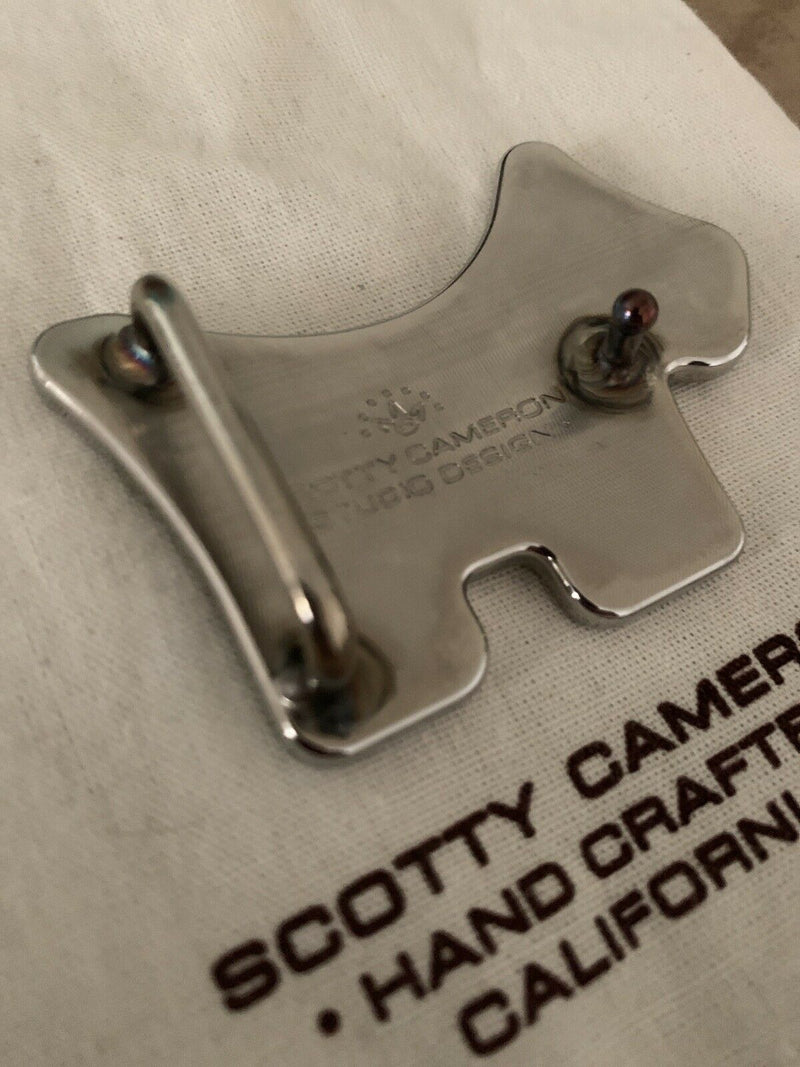 Very Rare Scotty Cameron American Alligator Scotty Dog Hand Forged Buckle