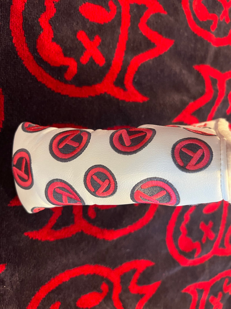 Scotty Cameron Putter Studio White and Pink Circle T Putter Cover - Used