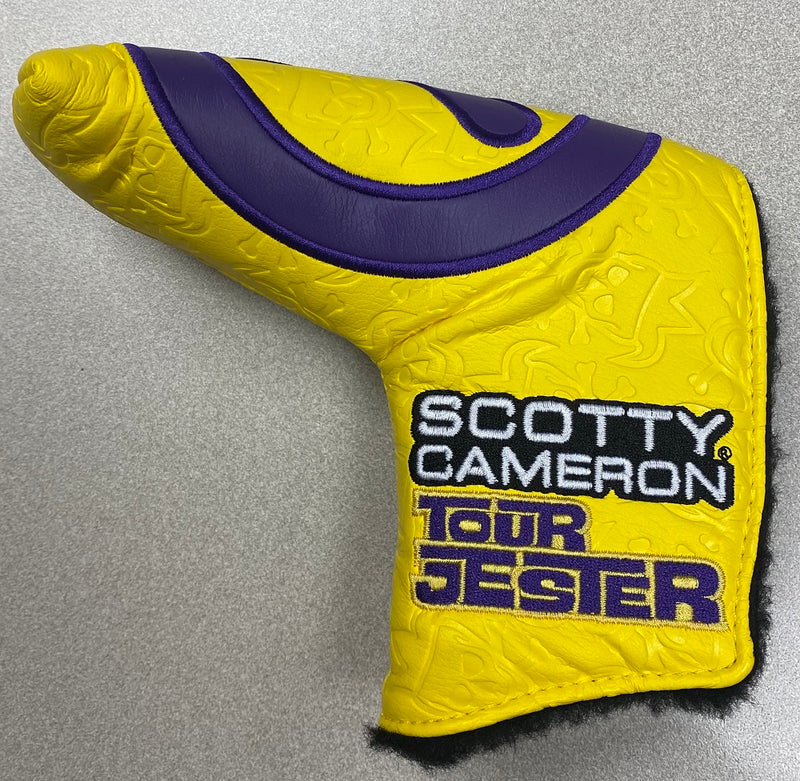 Scotty Cameron Yellow/Purple Jester Tour Cover