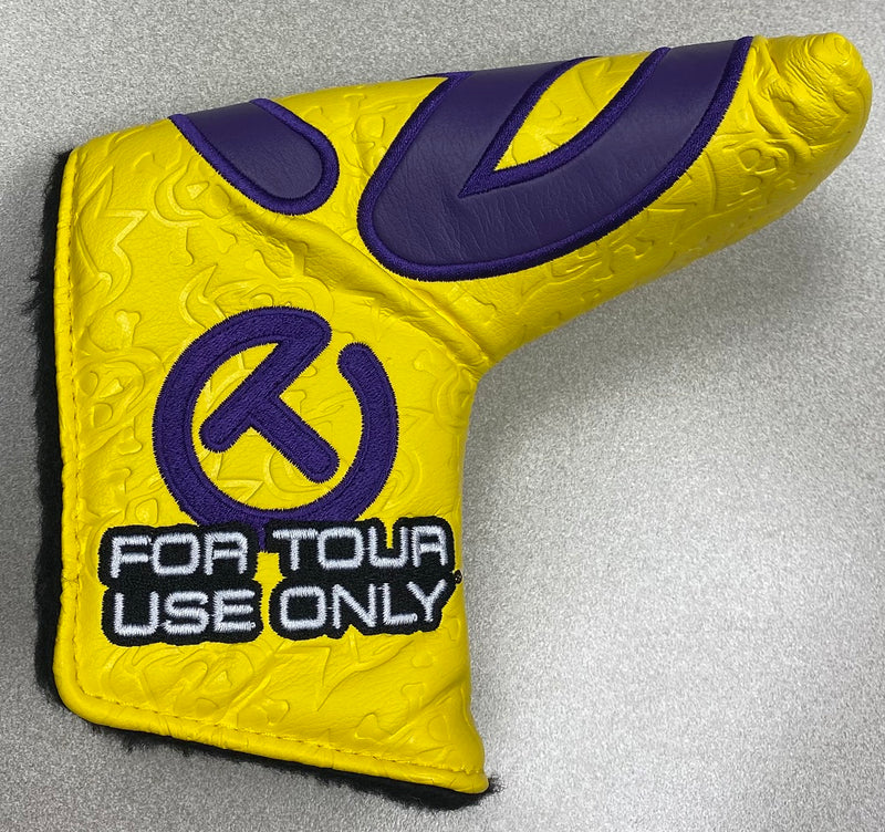 Scotty Cameron Yellow/Purple Jester Tour Cover