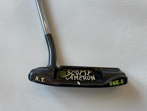 Scotty Cameron 009M Carbon Brushed Black Finish Welded 1.5 Round Neck Tour Only