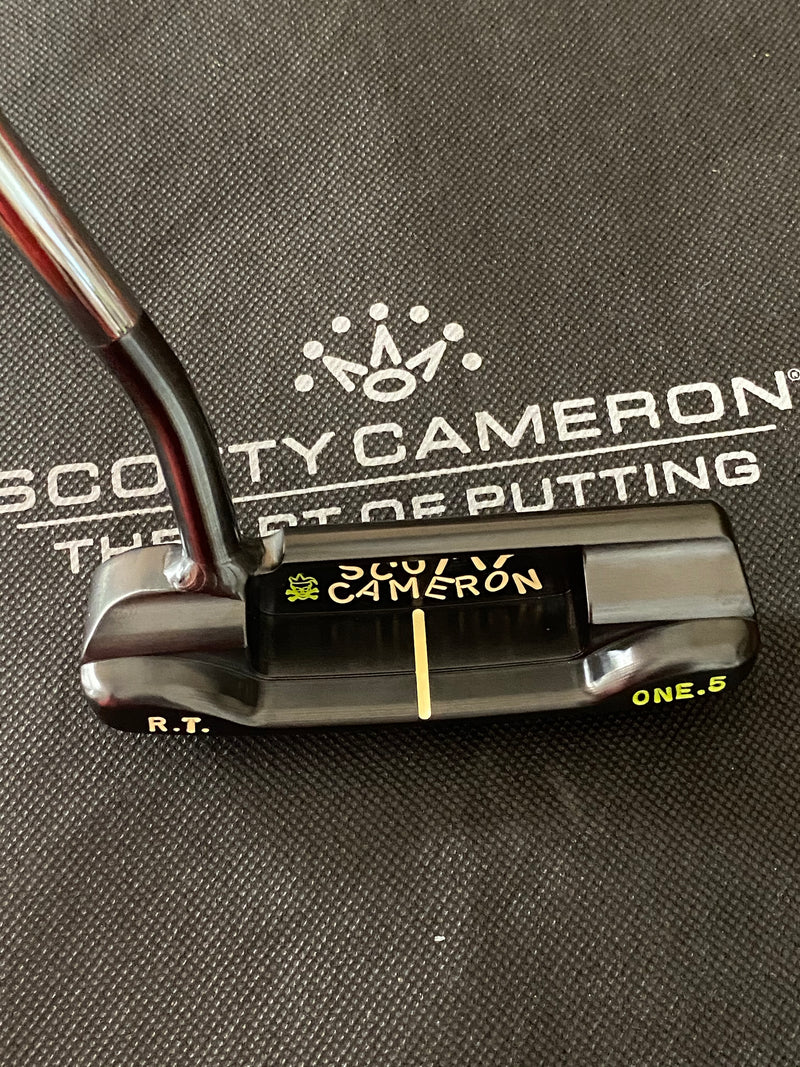 Scotty Cameron 009M Masterful Carbon Brushed Black Finish Welded 1.5 Round Neck