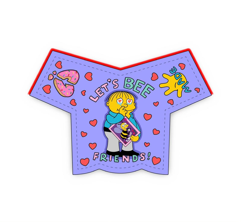 Patrick Gibbons Handmade  Simpsons Valentines Ralph Special Putter Cover