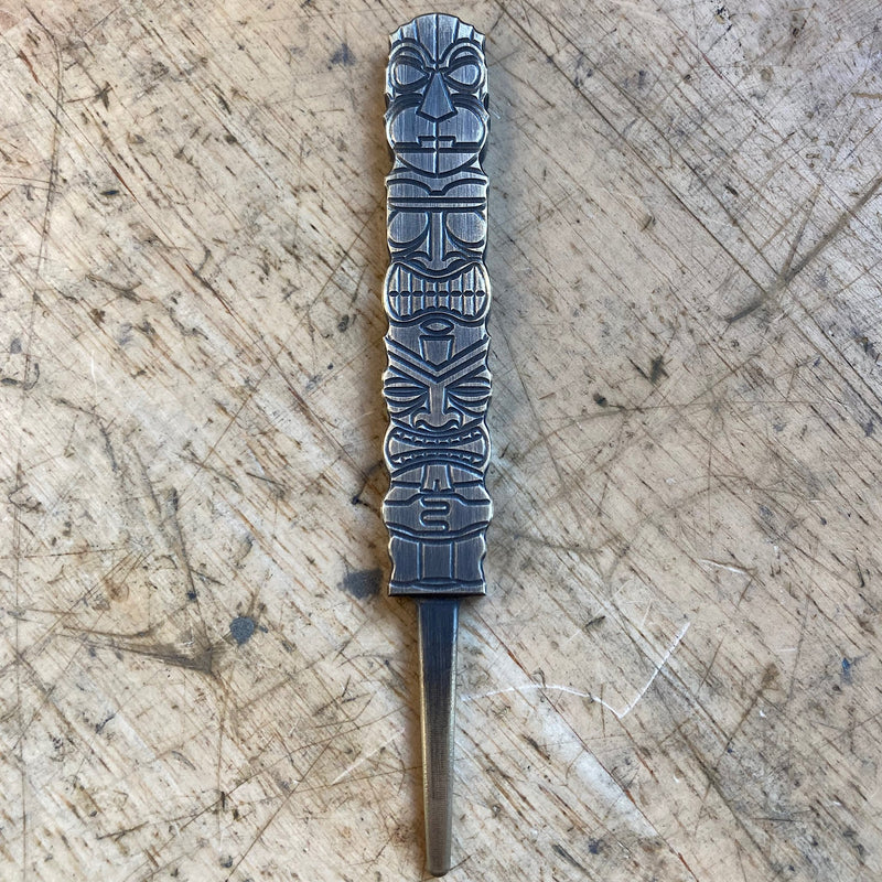 Handmade Tiki Totem Limited Edition Divot Tool 1 of 12