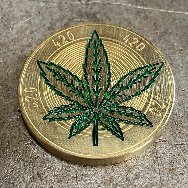 Handmade 420 Limited Edition Ball Marker 1 of 12