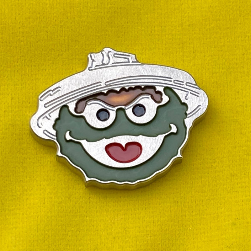 Handmade Wasted Open Oscar the Grouch Ball Marker 1 of 18