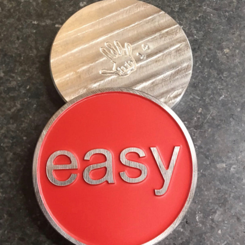 Patrick Gibbons Handmade Easy Button Golf Ball Marker