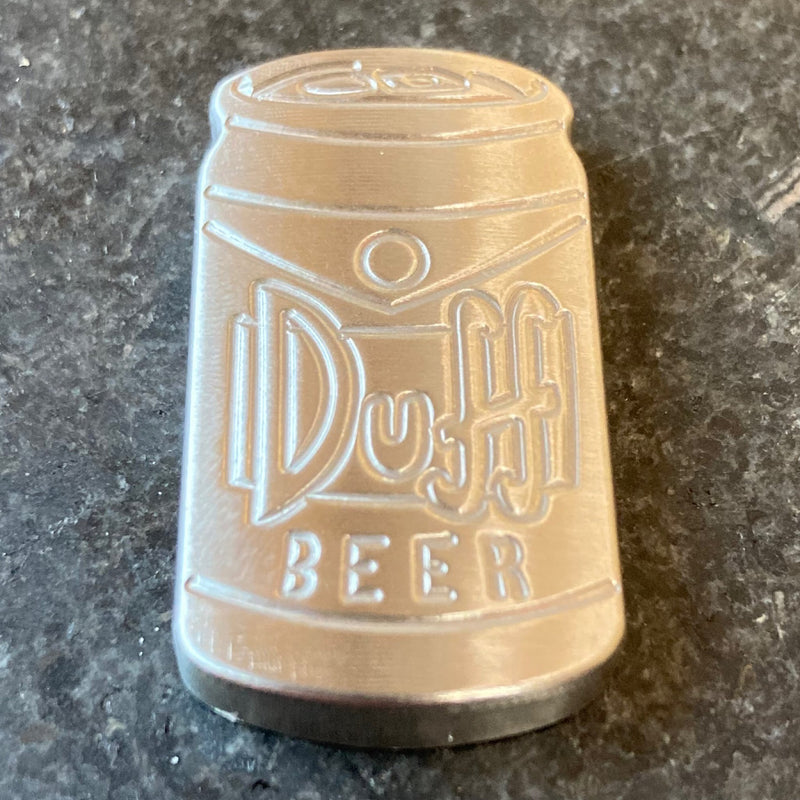 Handmade Simpsons Duff Beer Ball Marker 1 of 15