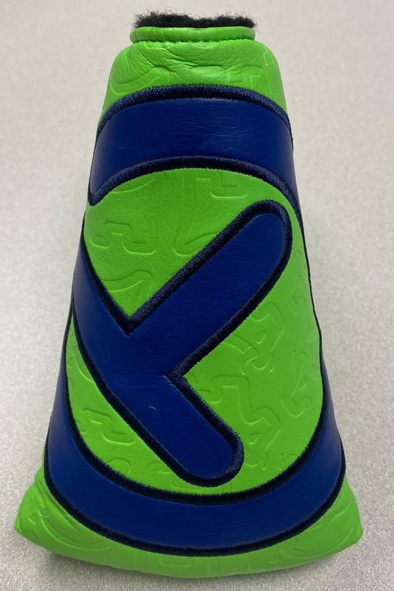 Scotty Cameron Green/Blue Junkyard Dog Mid Mallet Putter Cover