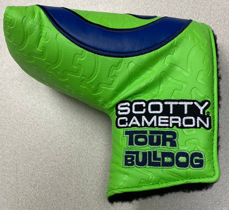 Scotty Cameron Green/Blue Junkyard Dog Mid Mallet Putter Cover