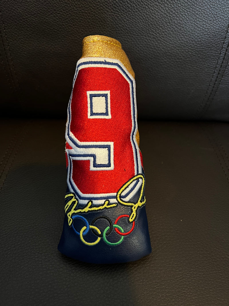 Patrick Gibbons Handmade Gold Jordan Olympic Prototype 1 of 1 Putter Cover