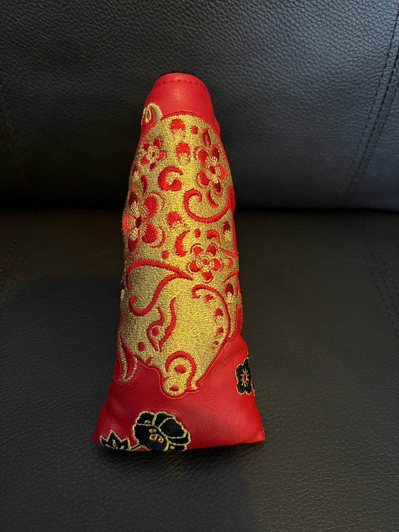 Patrick Gibbons Handmade Chinese New Year Prototype 1 of 1 Putter Cover