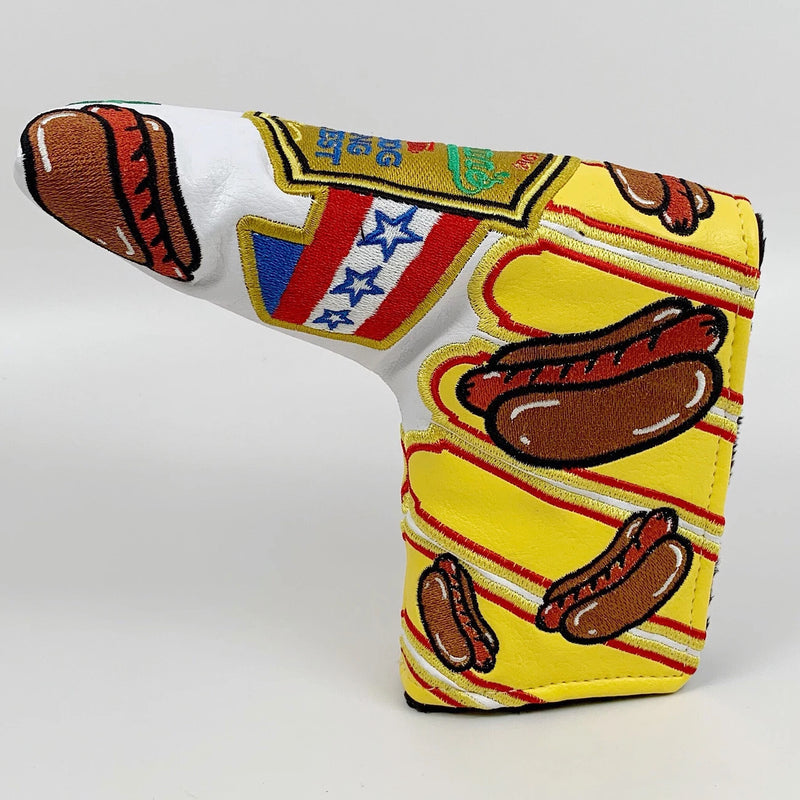 Patrick Gibbons Handmade Nathans White Hot Dog Putter Cover