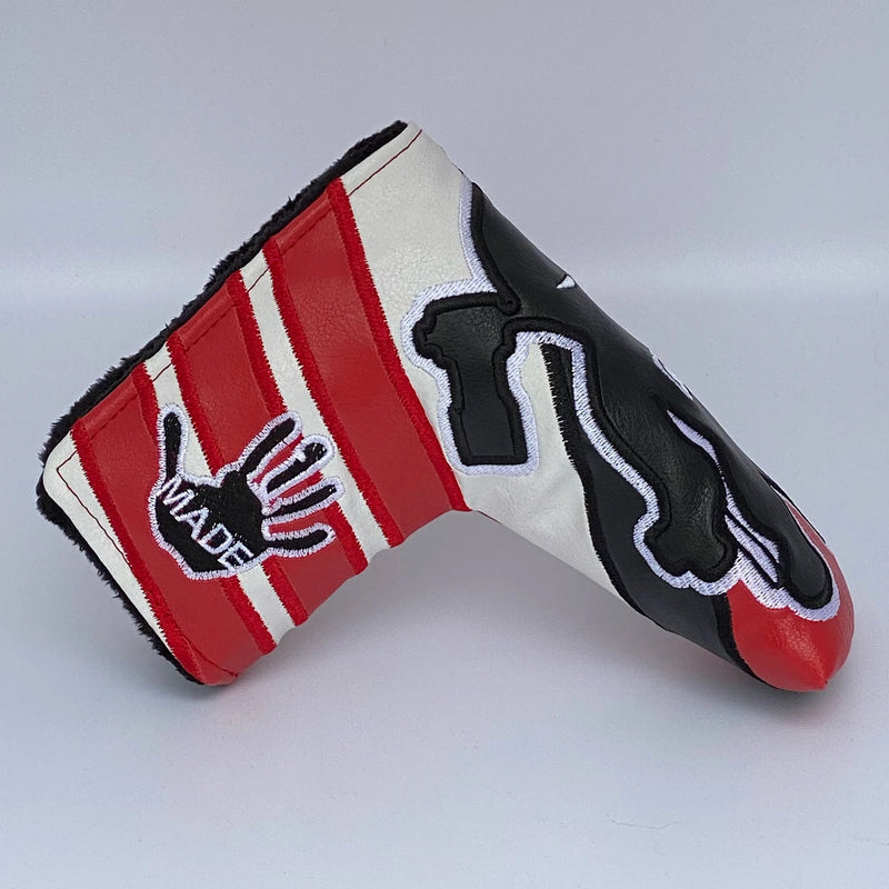 Patrick Gibbons Handmade Red Golf WRX Ninja Putter Cover