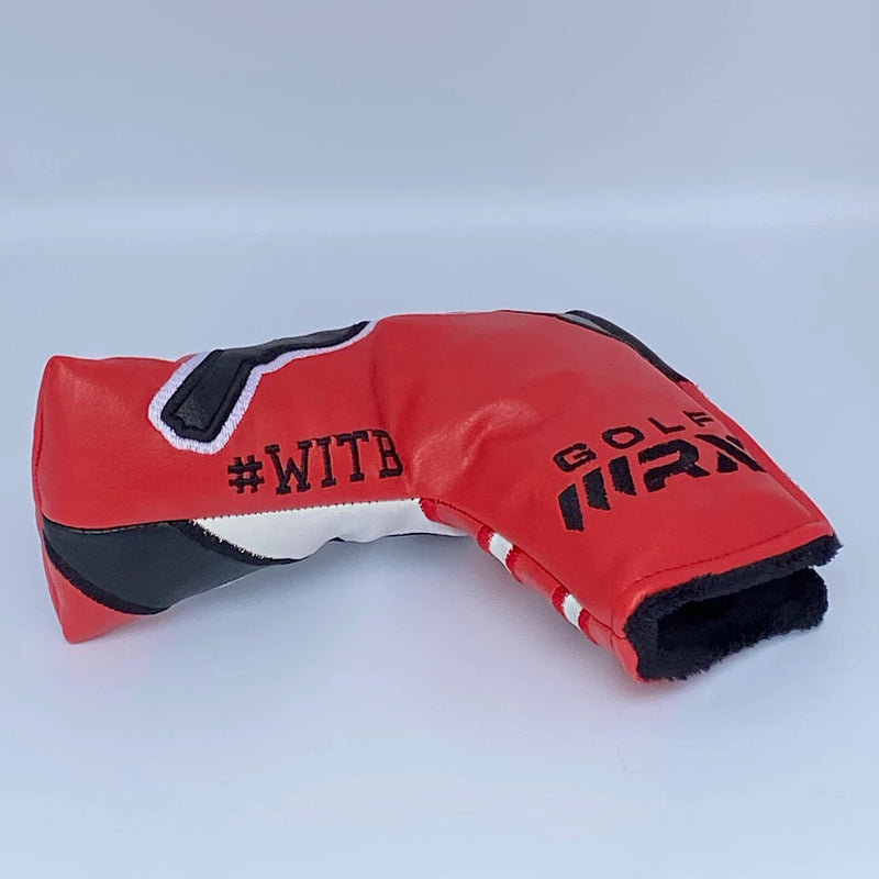 Patrick Gibbons Handmade Red Golf WRX Ninja Putter Cover