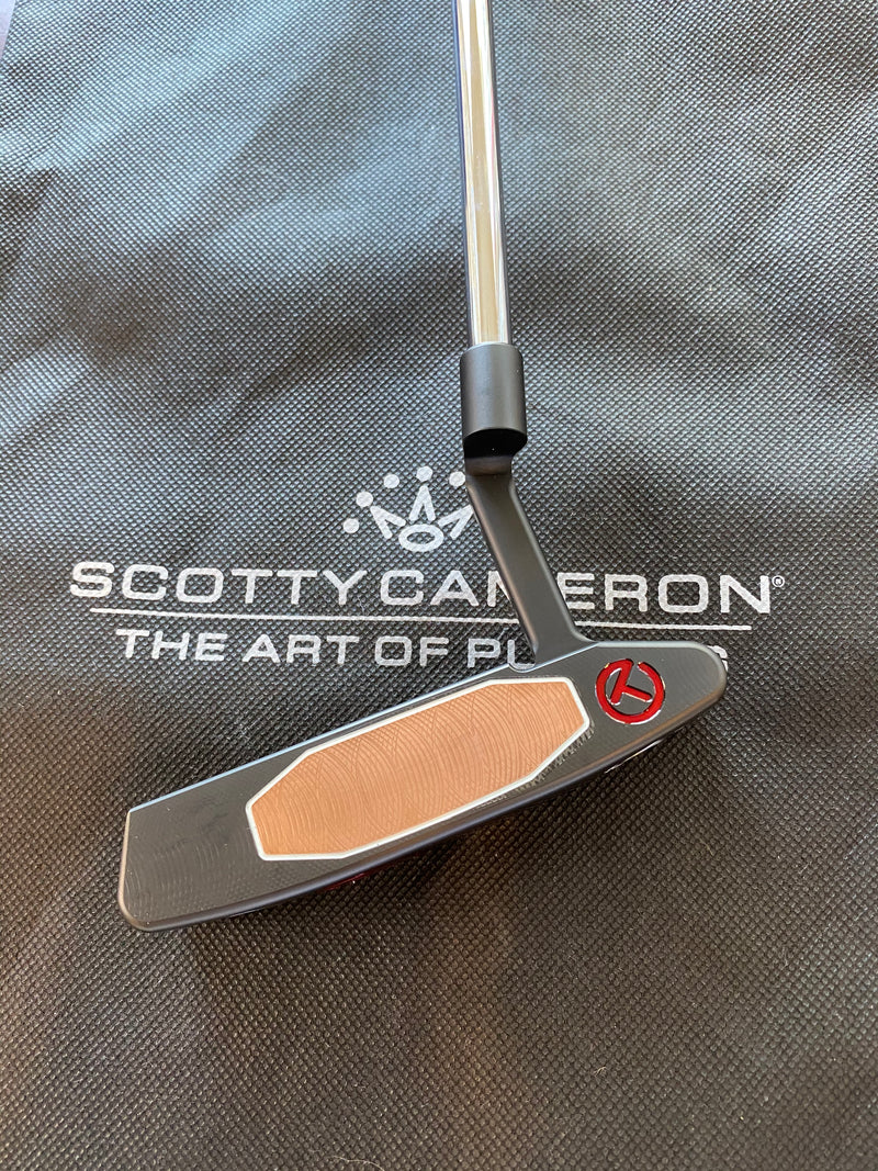 Scotty Cameron Newport 2 T22 Tour in Tour Black finish with Black Sight Line