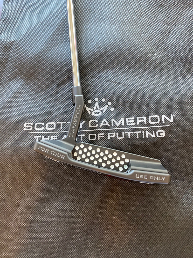 Scotty Cameron Newport 2 T22 Tour in Tour Black finish with Black Sight Line