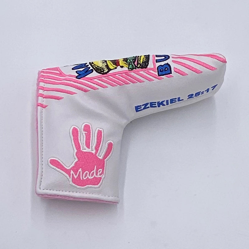 Patrick Gibbons Handmade Big Kahuna White and Pink Putter Cover