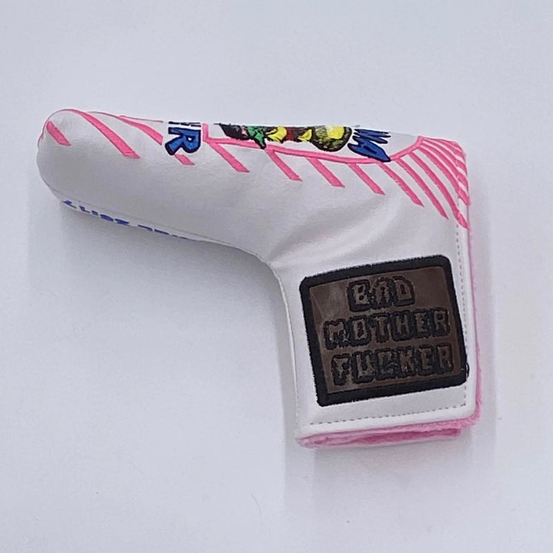 Patrick Gibbons Handmade Big Kahuna White and Pink Putter Cover