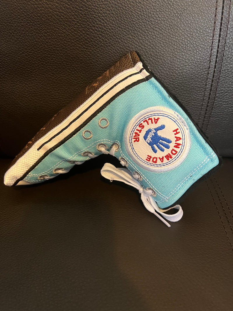 Patrick Gibbons Handmade Converse Tiffany Blue Chuck Taylor Putter Cover