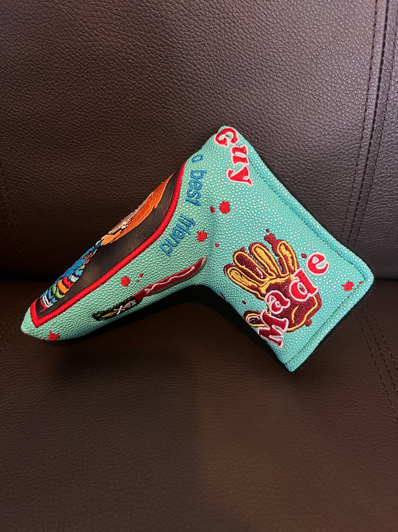 Patrick Gibbons Handmade Blue Chucky Prototype 1 of 1 Putter Cover