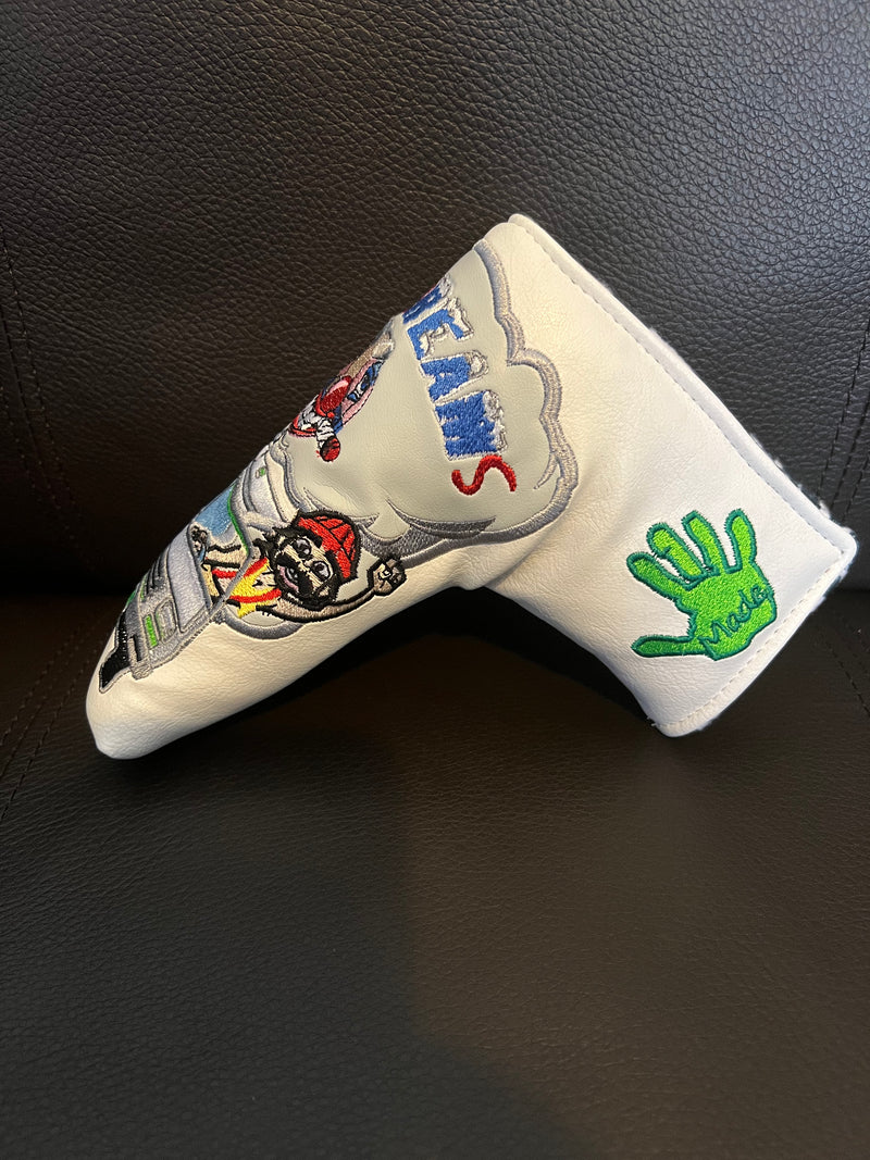 Patrick Gibbons Handmade White Nice Dreams Prototype Putter Cover