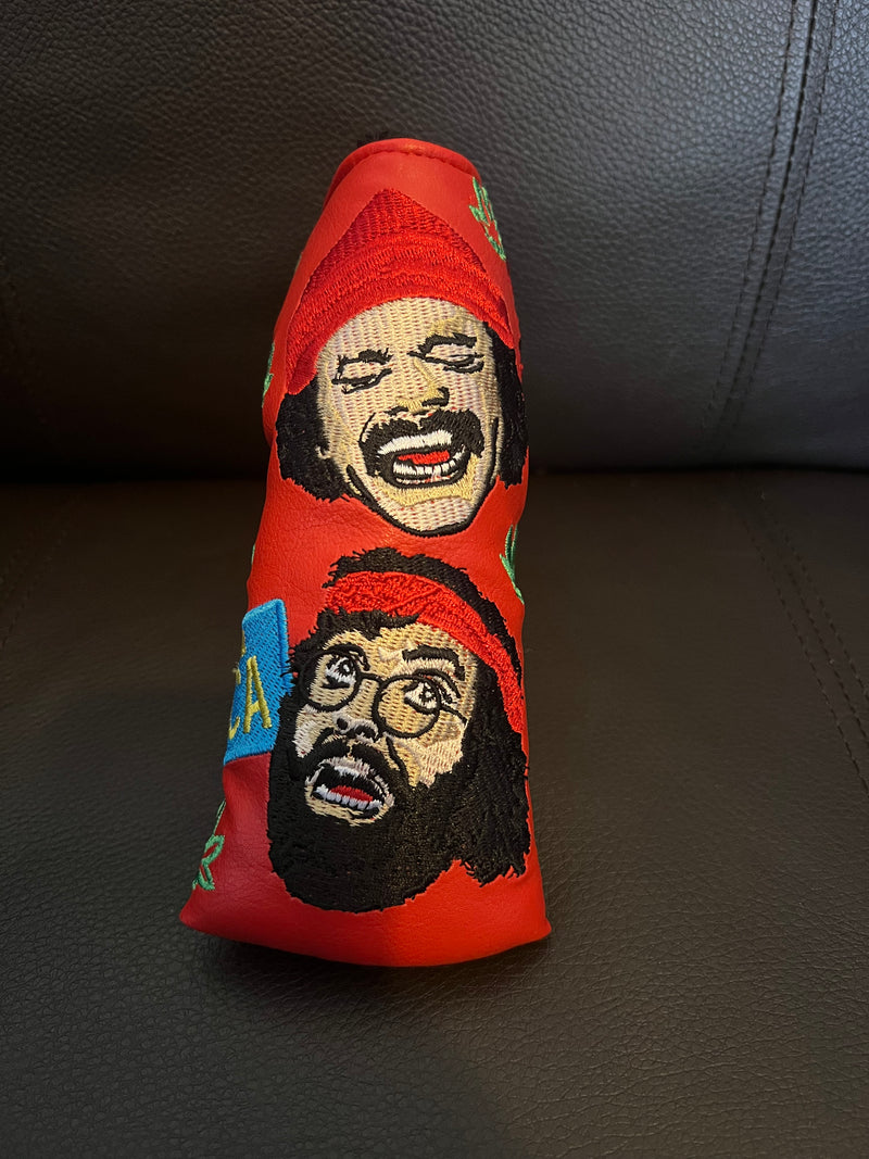 Patrick Gibbons Handmade Red Cheech and Chong Prototype Putter Cover