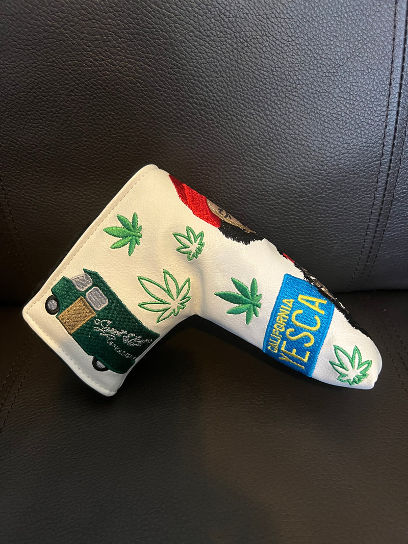 Patrick Gibbons Handmade White Cheech Prototype Putter Cover