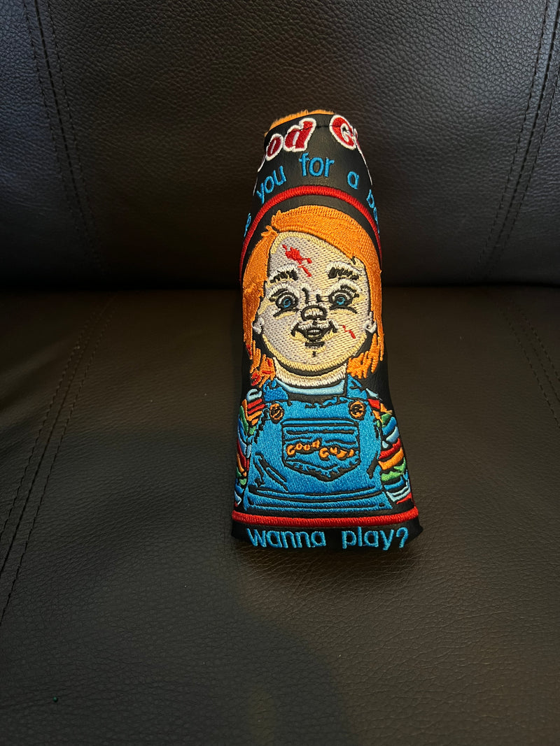 Patrick Gibbons Handmade Black Child's Play Chucky Special Putter Cover