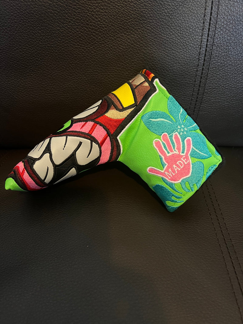 Patrick Gibbons Handmade Tiki 3.0 Green Prototype 1 of 1 Putter Cover