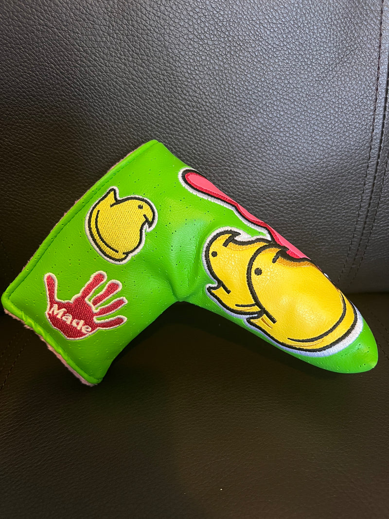 Patrick Gibbons Handmade Peeps 2.0 Green Prototype 1 of 1 Putter Cover