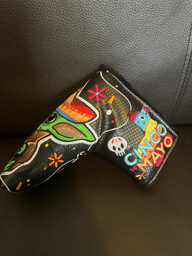 Patrick Gibbons Handmade Black Yoda Cinco Prototype 1 of 1 Putter Cover