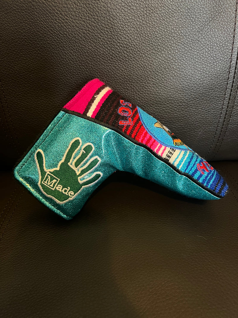 Patrick Gibbons Handmade Breaking Bad Los Pollos Hermanos 2.0 Blue Putter Cover