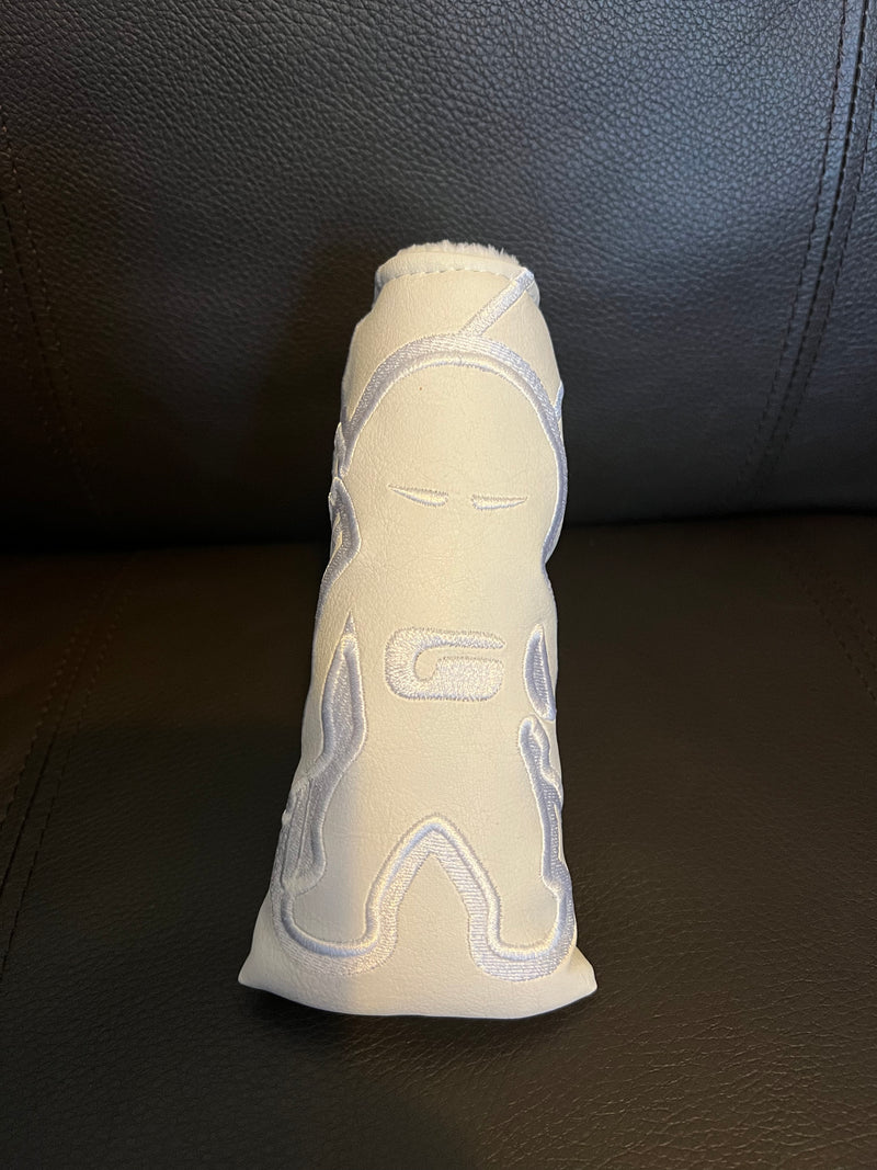 Patrick Gibbons Handmade White 1 of 5 Golf WRX Ninja Special Putter Cover