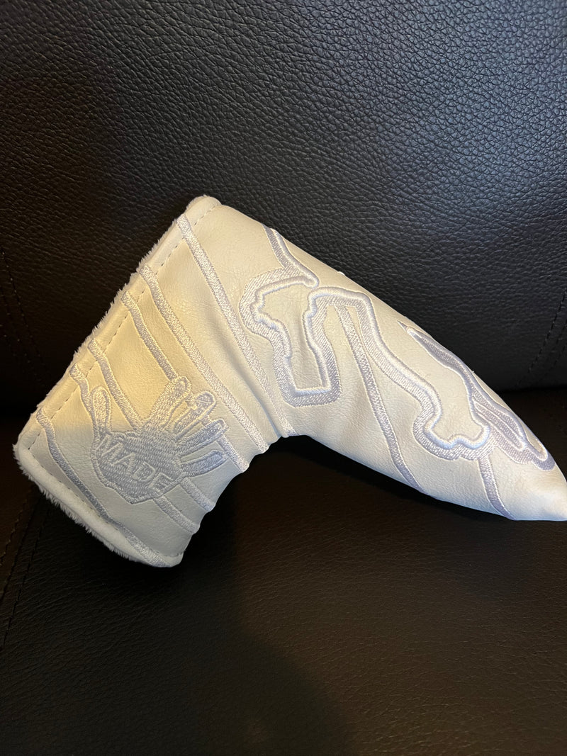 Patrick Gibbons Handmade White 1 of 5 Golf WRX Ninja Special Putter Cover