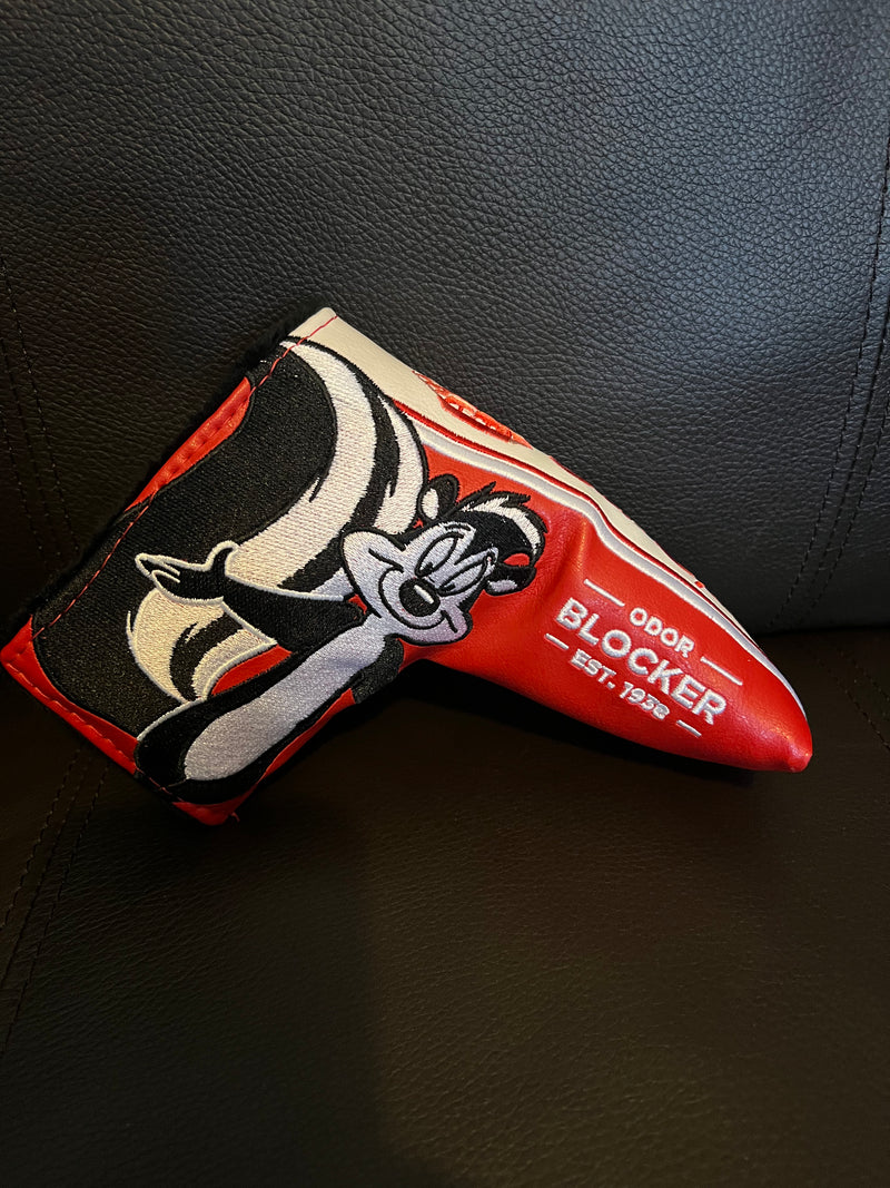 Patrick Gibbons Handmade Old Spice Pepe Le Pew Blade Putter Cover