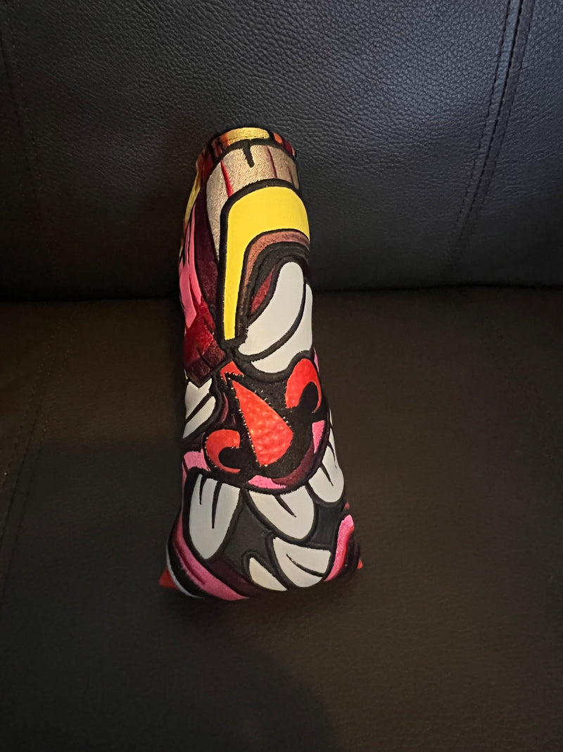 Patrick Gibbons Handmade Tiki 3.0 Red Prototype 1 of 1 Putter Cover