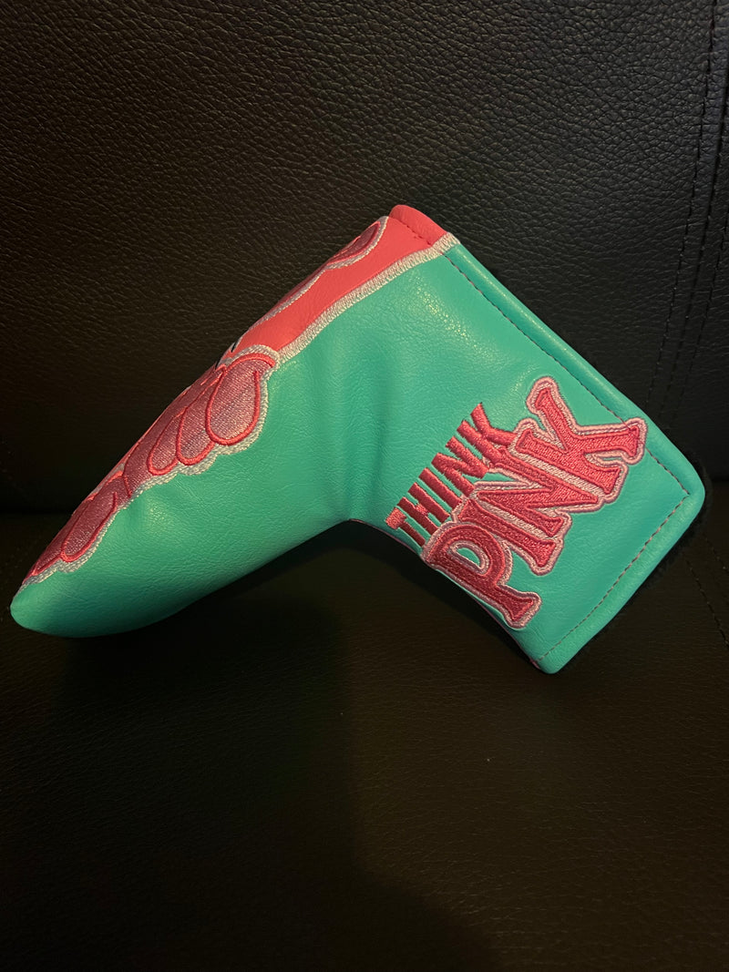 Patrick Gibbons Handmade Pink Panther Think Pink Putter Cover