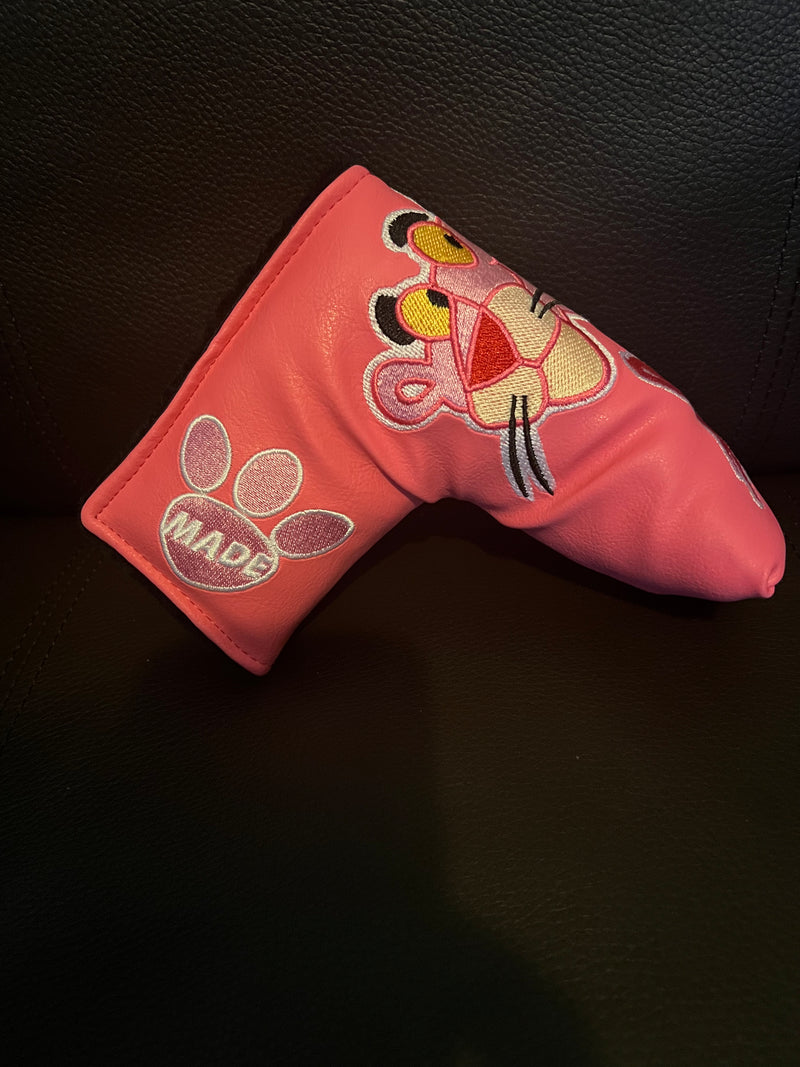 Patrick Gibbons Handmade Pink Panther Think Pink Putter Cover