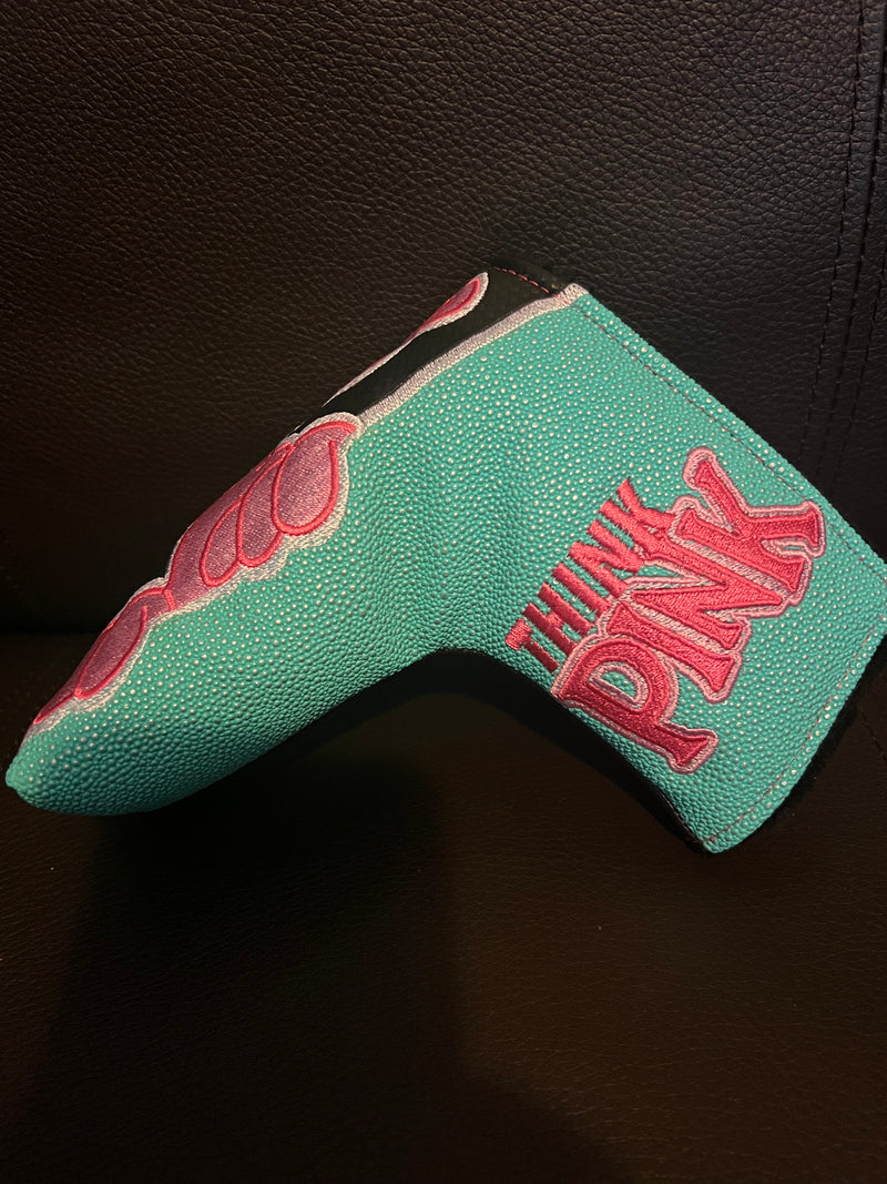 Patrick Gibbons Handmade Pink Panther Blue Prototype 1 of 1 Putter Cover