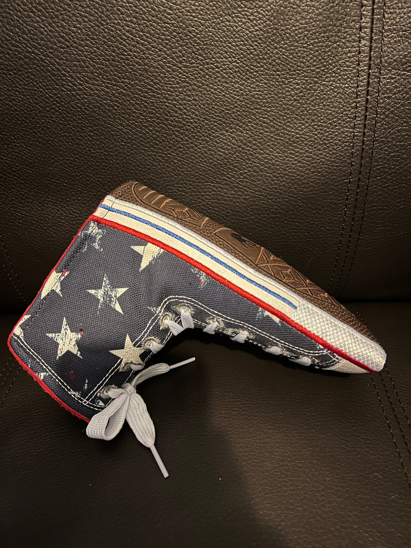 Patrick Gibbons Handmade Converse 4th of July Flag Putter Cover