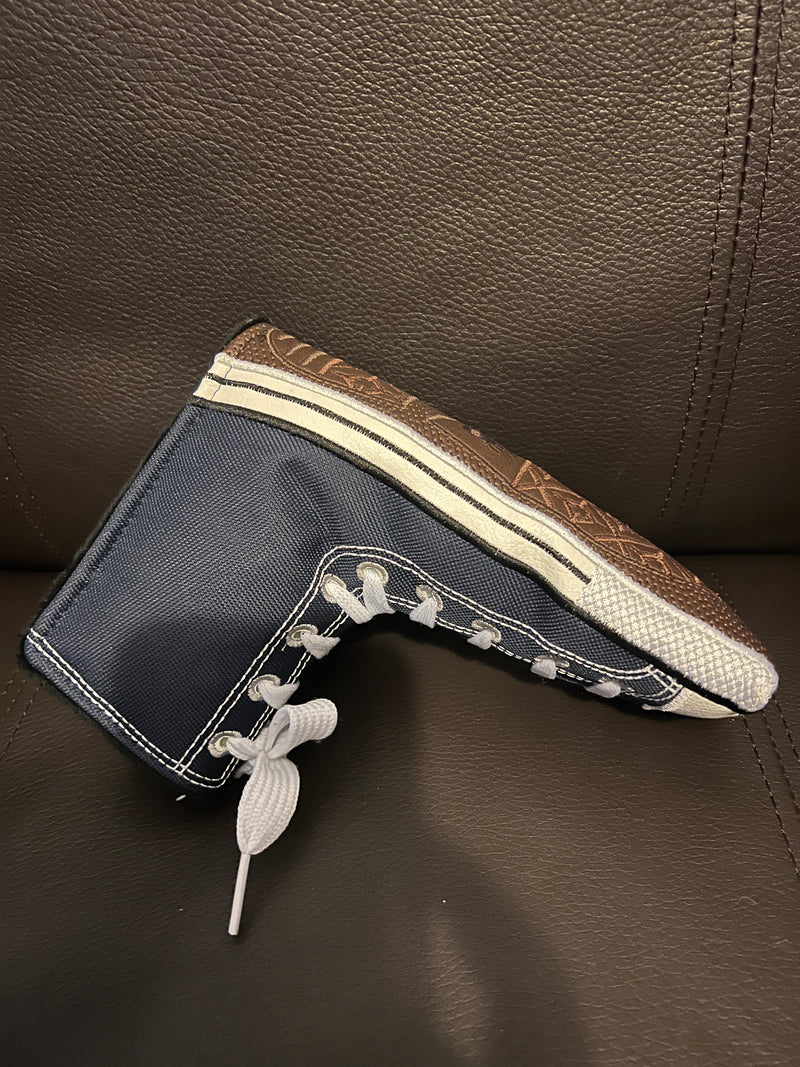 Patrick Gibbons Handmade Converse Blue Chuck Taylor Putter Cover