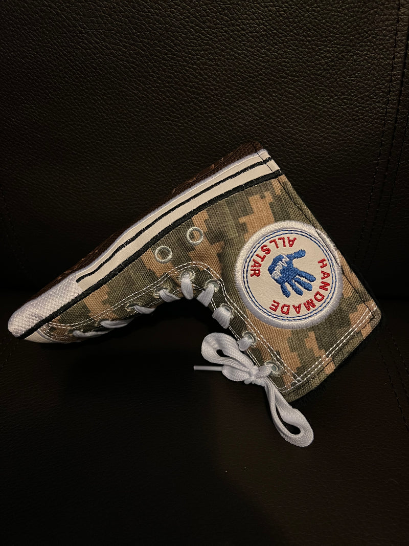 Patrick Gibbons Handmade Converse Camo Putter Cover