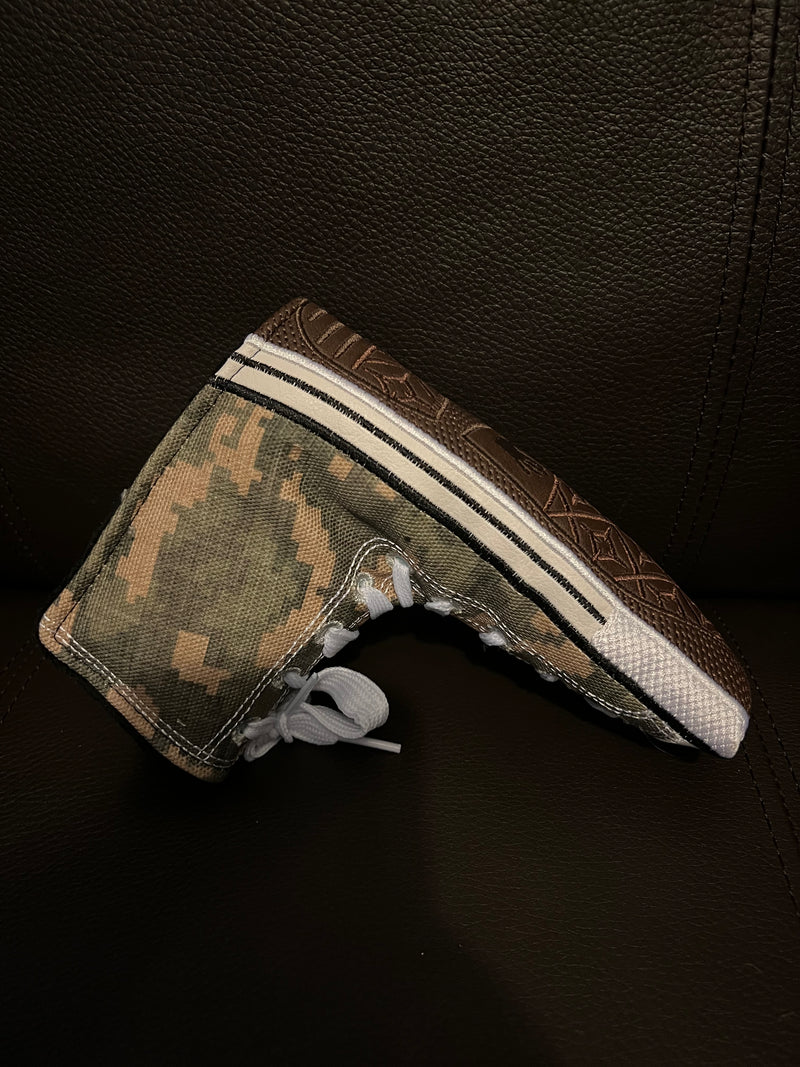 Patrick Gibbons Handmade Converse Camo Putter Cover