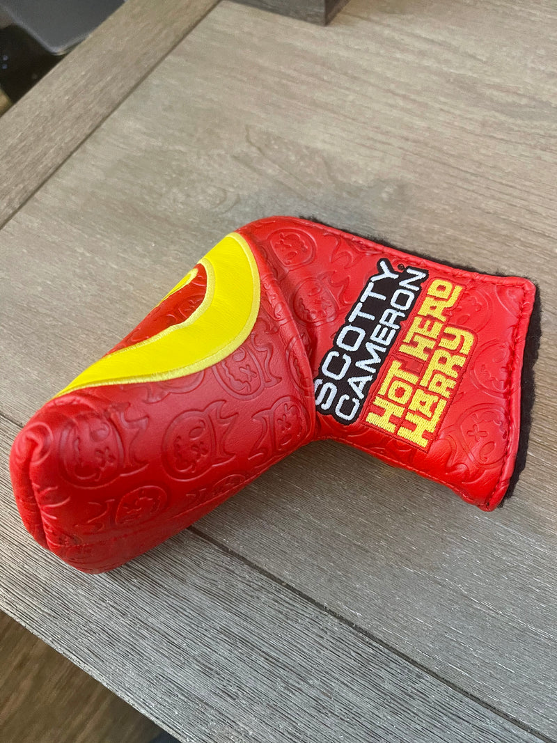 Scotty Cameron Red/Yellow Hot Head Harry Mid-Mallet Cover