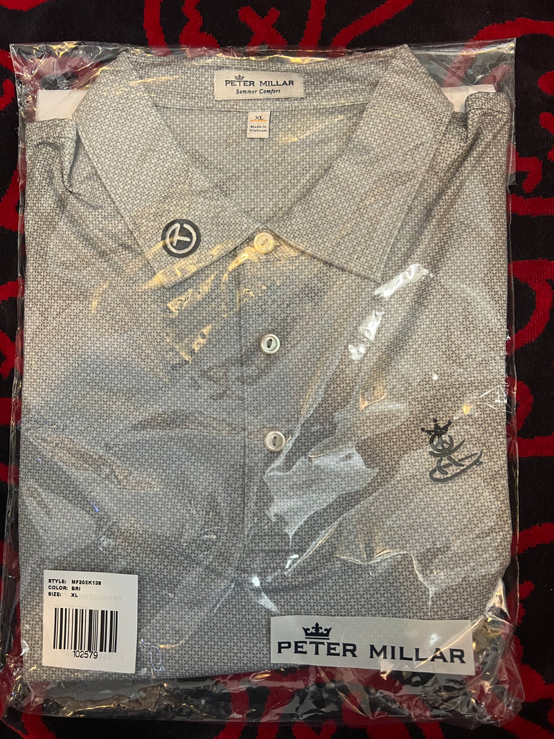 Scotty Cameron Grey and White Peace Surfer XL Polo